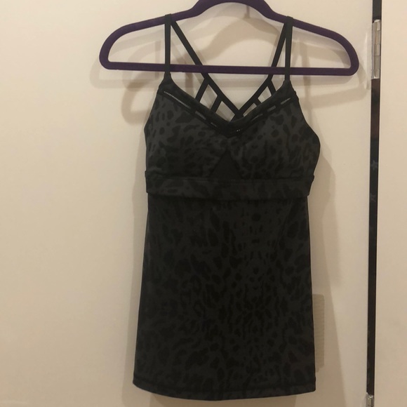 New Lululemon leopard Just Breathe Tank 4 NWT - Picture 3 of 6